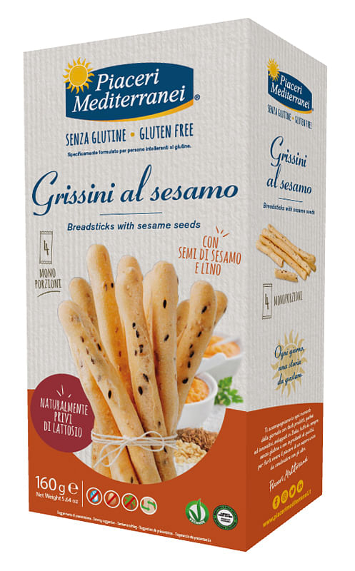 Image of Grissini Sesamo Piaceri Mediterranei(R) 160g033