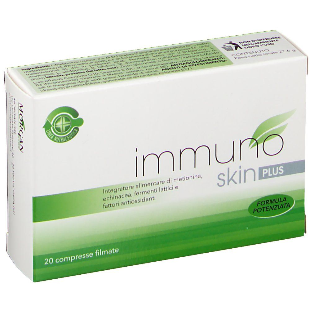 

Immuno Skin Plus Morgan Pharma 20 Compresse