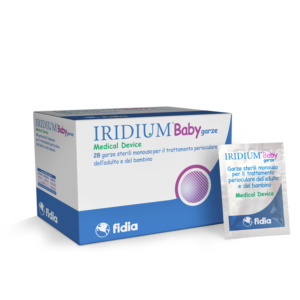 

Iridium Baby Garze Oculari Fidia 28 Garze Sterili Monouso