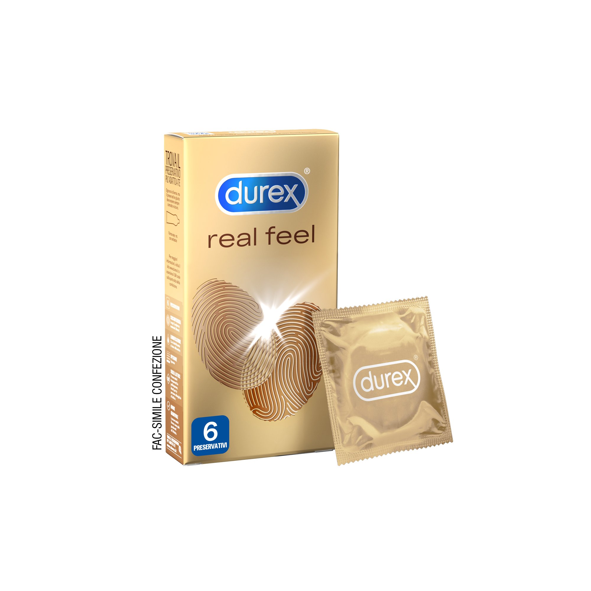 

durex Real Feel 6 Preservativi