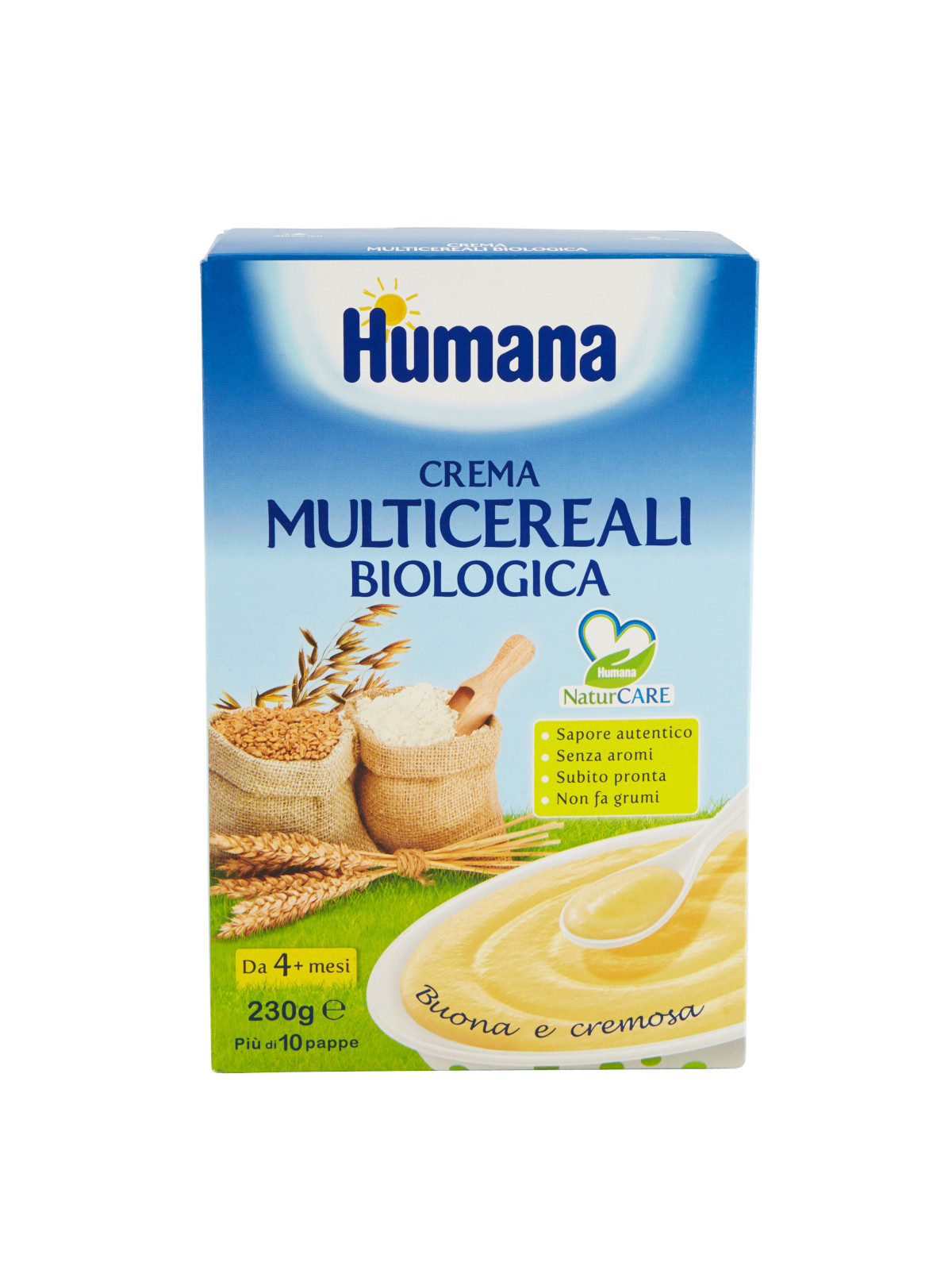 

Crema Multicereali Biologica Humana 230g