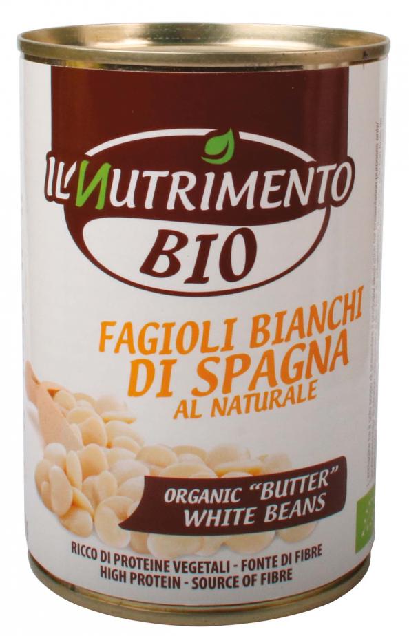 Fagioli Bianchi Di Spagna Al Naturale Il Nutrimento Bio 400g