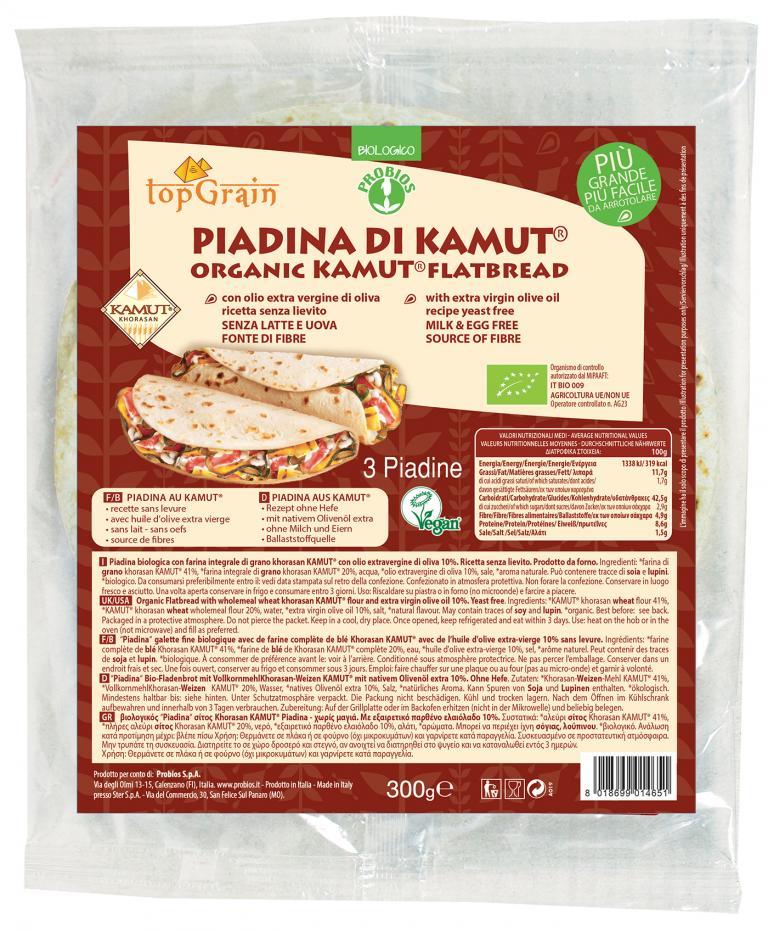TopGrain Piadina Di Kamut Probios 300g