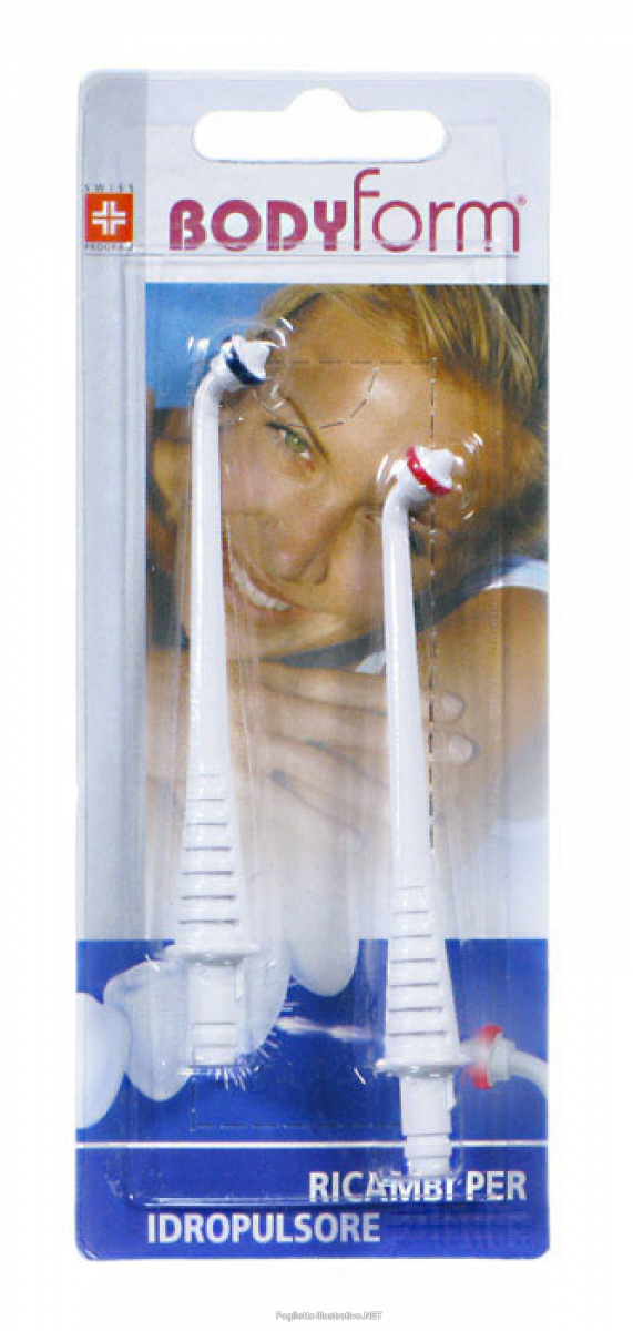 Testina Ricambio Per Idropulsore BM4900 Bodyform 2 Pezzi-image