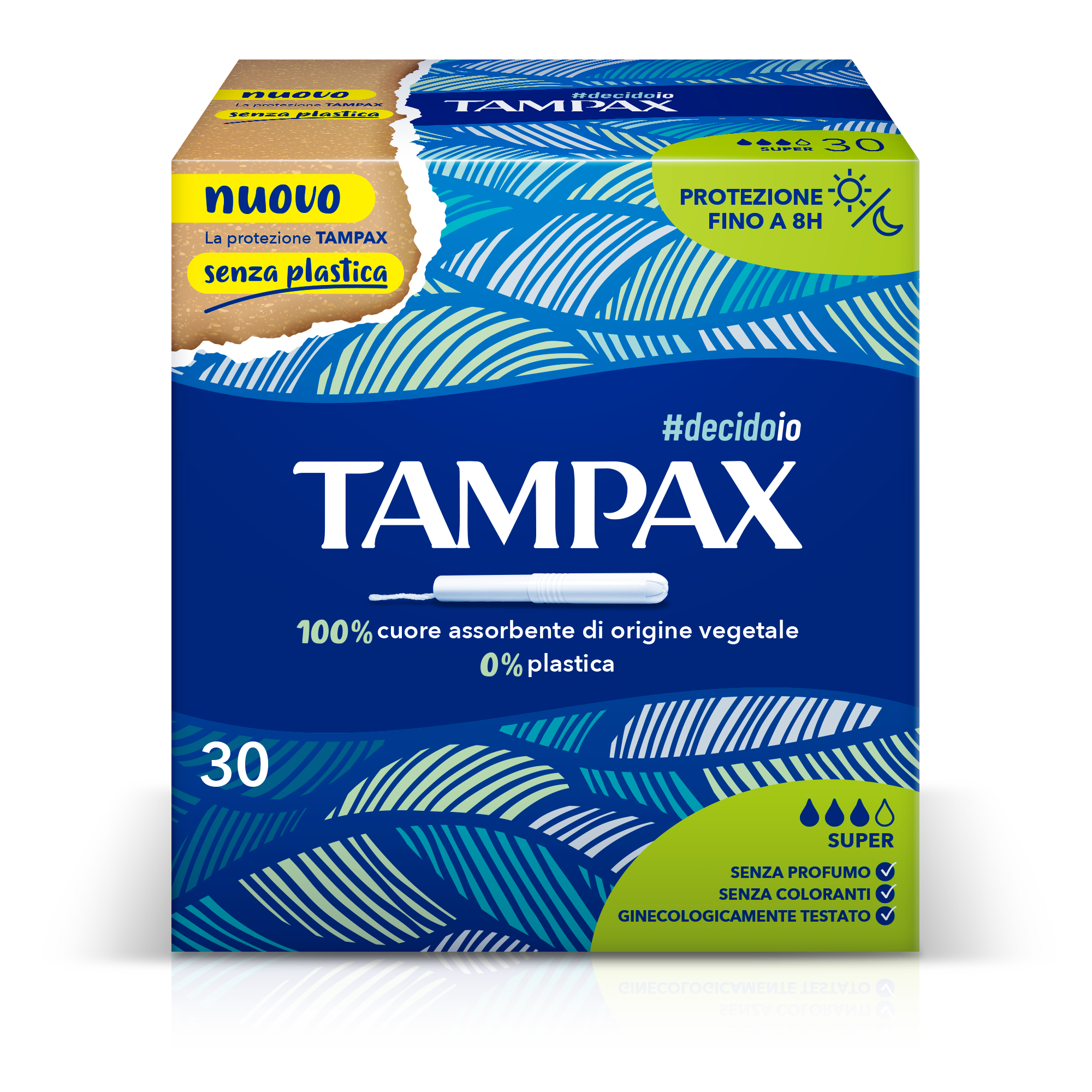 Image of Tampax Blue Box Super 30 Assorbenti Interni