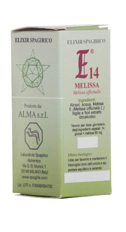 

Elixir Spagirico E14 Melissa Alma 10ml