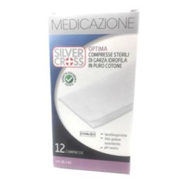 Optima Garza In Cotone 36x40cm SilverCross 12 Pezzi