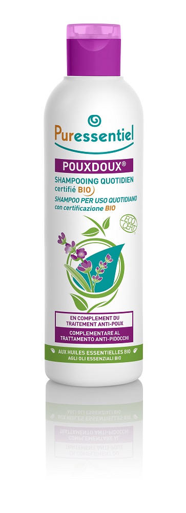 Image of PouxDoux Shampoo Quotidiano Bio Puressentiel 200ml