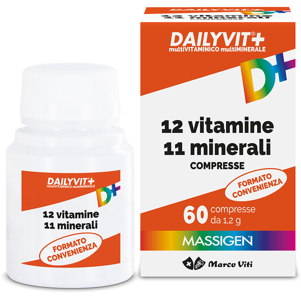 

12 Vitamine 11 Minerali DAILYVIT+ 60 Compresse