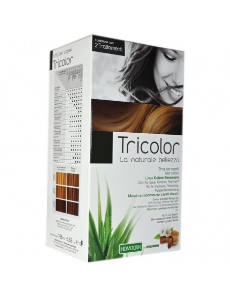 specchiasol srl tricolor tinta per capelli 8/73 sabbia homocrin specchiasol donna