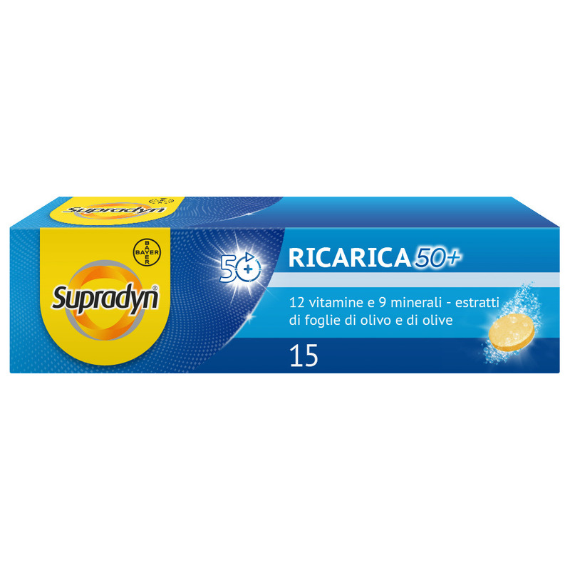 Image of Supradyn Ricarica 50+ Integratore Vitamine e Minerali 15 Cpr Eff033