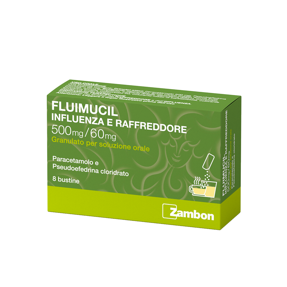 Fluimucil Influenza E Raffreddore Zambon 8 Bustine