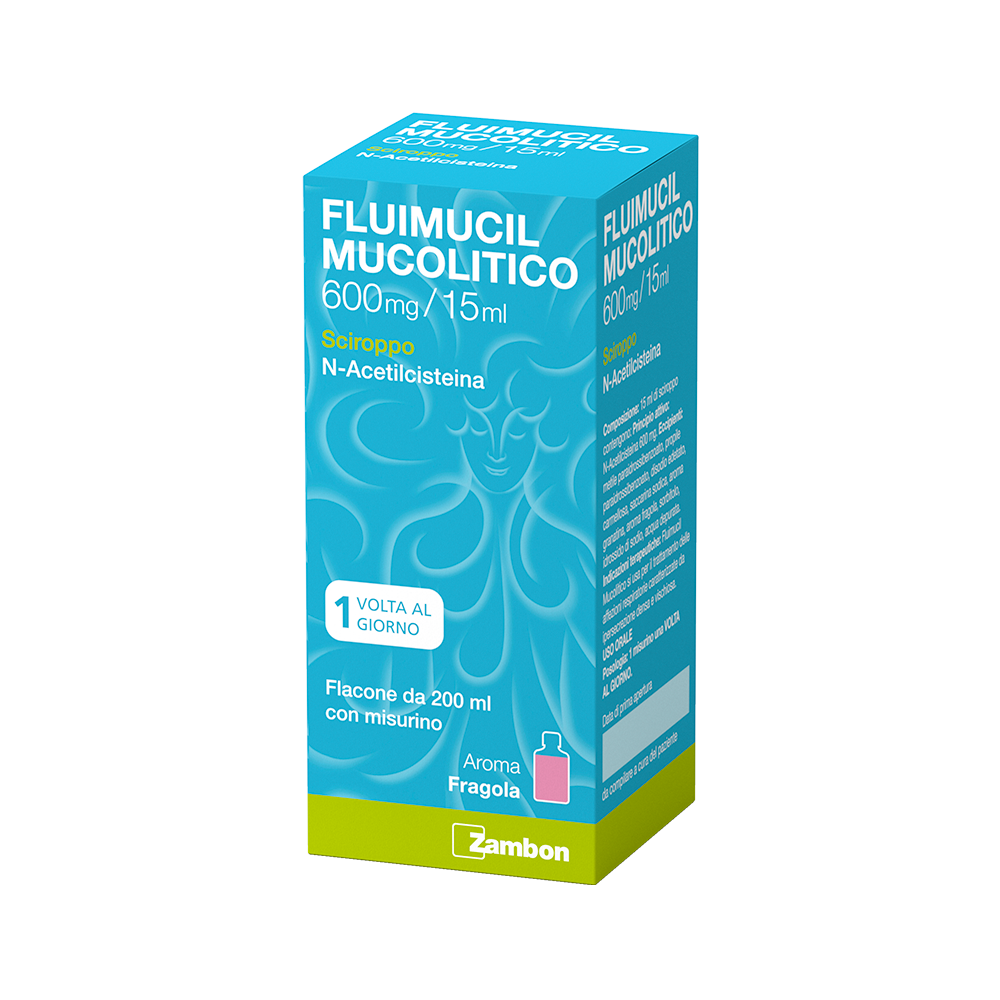 Image of Fluimucil Mucolitico 600mg/15ml Zambon Sciroppo 200ml033