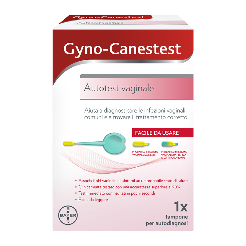 Image of Gyno-Canestest Autotest Vaginale 1 Tampone Per Autodiagnosi Infezioni033