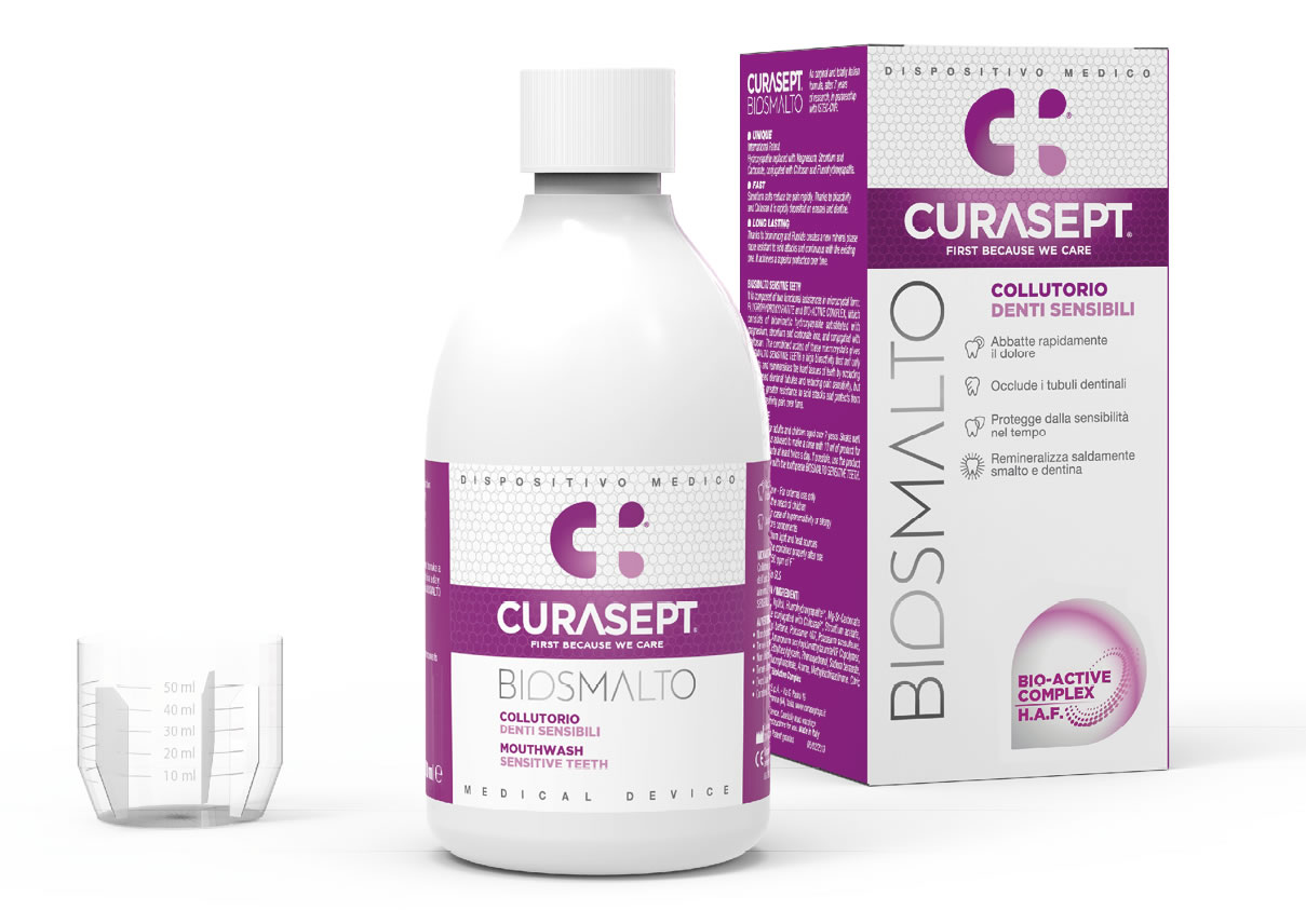 

Biosmalto Denti Sensibili Curasept 300ml