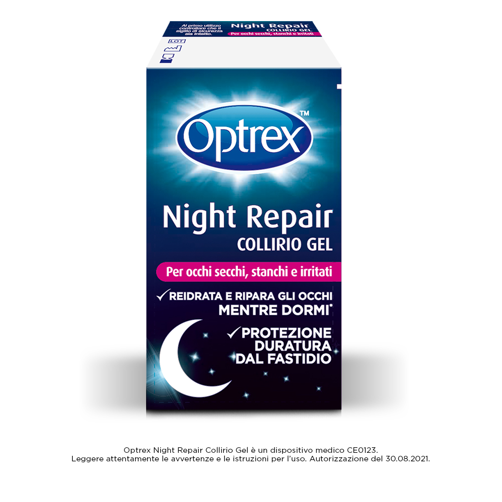 

Night Repair Collirio Gel Occhi Secchi Stanchi Irritati Optrex 10ml