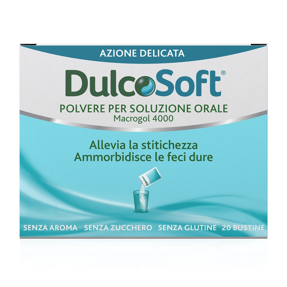 Dulcosoft Polvere Per Sospensione Orale Integratore Alimentare 20 Bustine