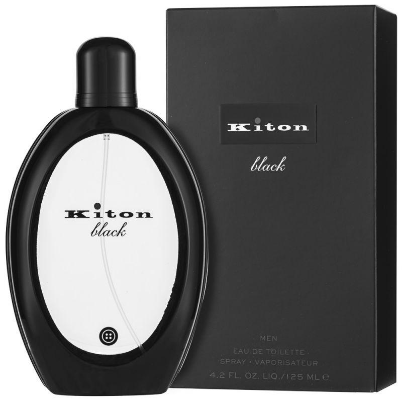 Image of Kiton Black For Men Eau De Toilette Spray 125ml