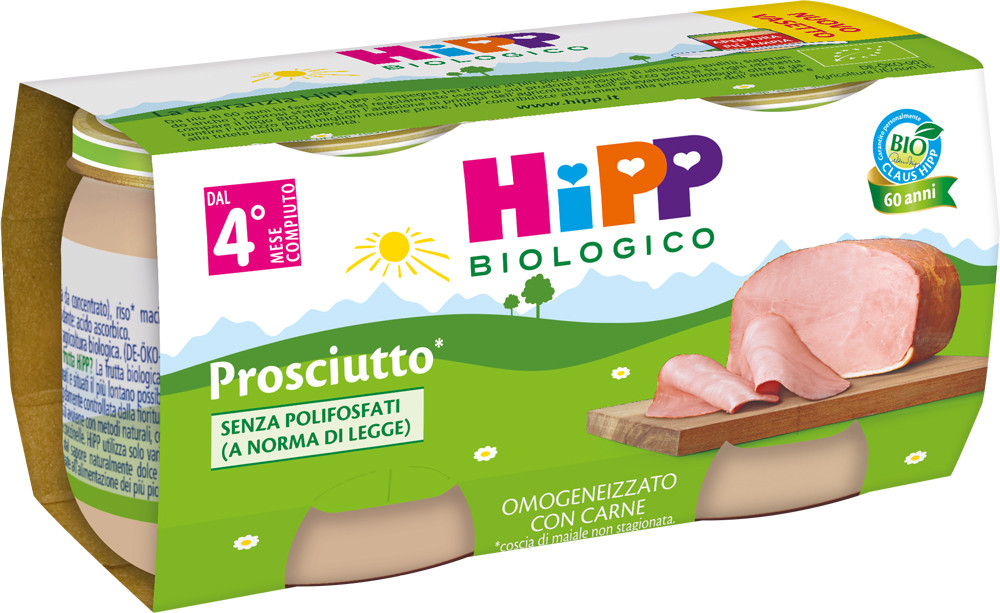 

Prosciutto Cotto HiPP Biologico 2x80g