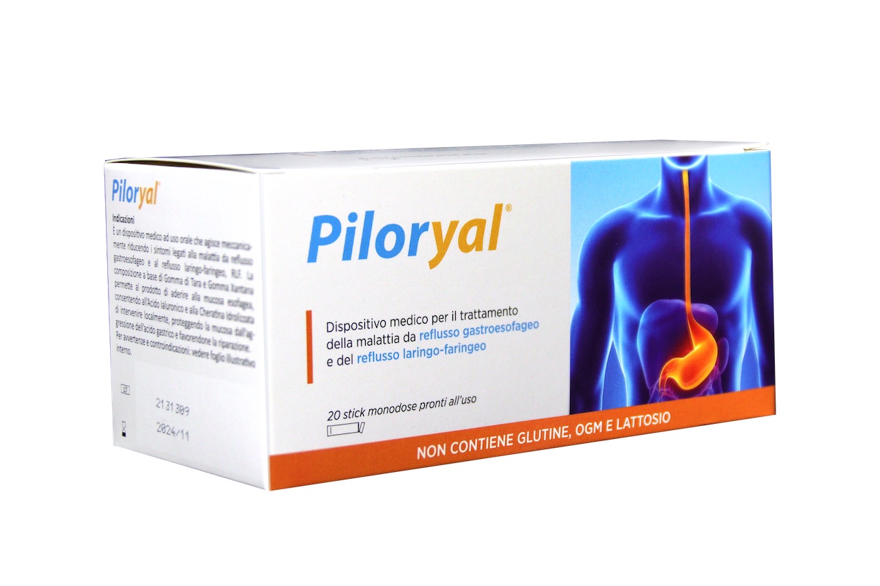 Piloryal Integratore Reflusso Gastroesofageo 20 Oral Stick