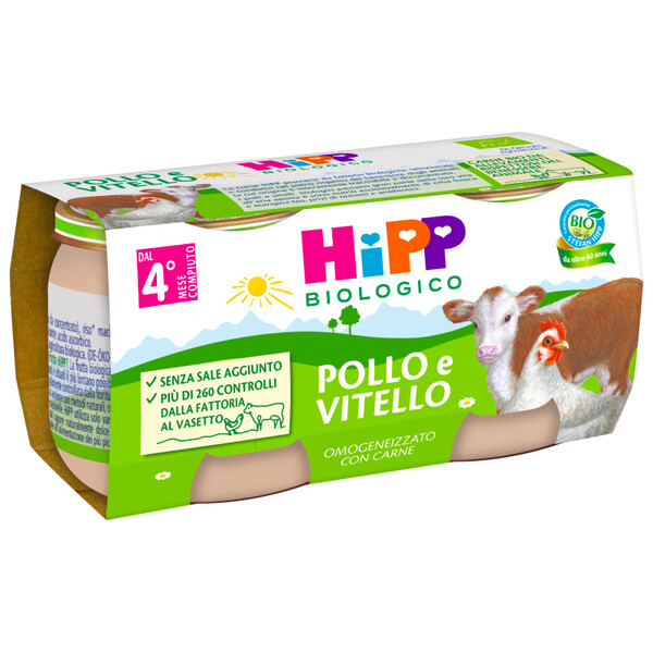 Image of Pollo e Vitello HiPP Biologico 2x80g