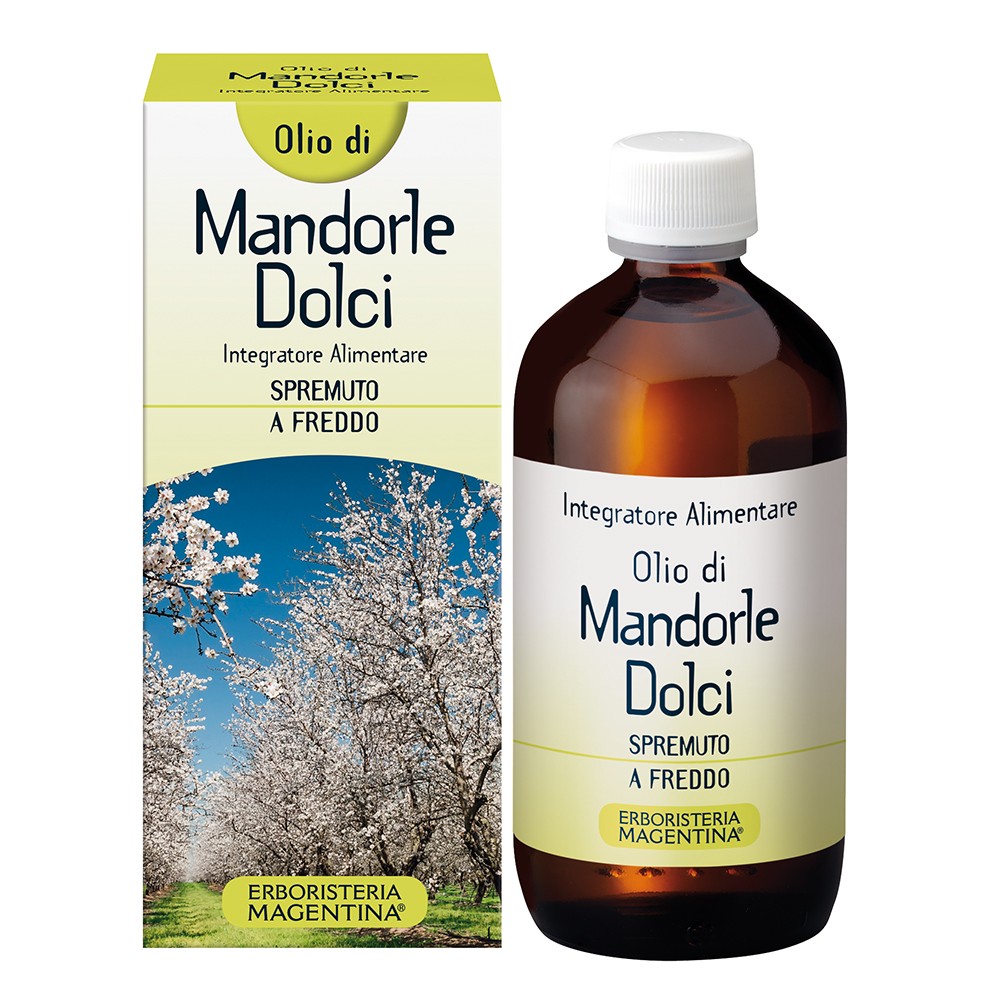 Image of Olio Di Mandorle Dolci Erboristeria Magentina 250ml033