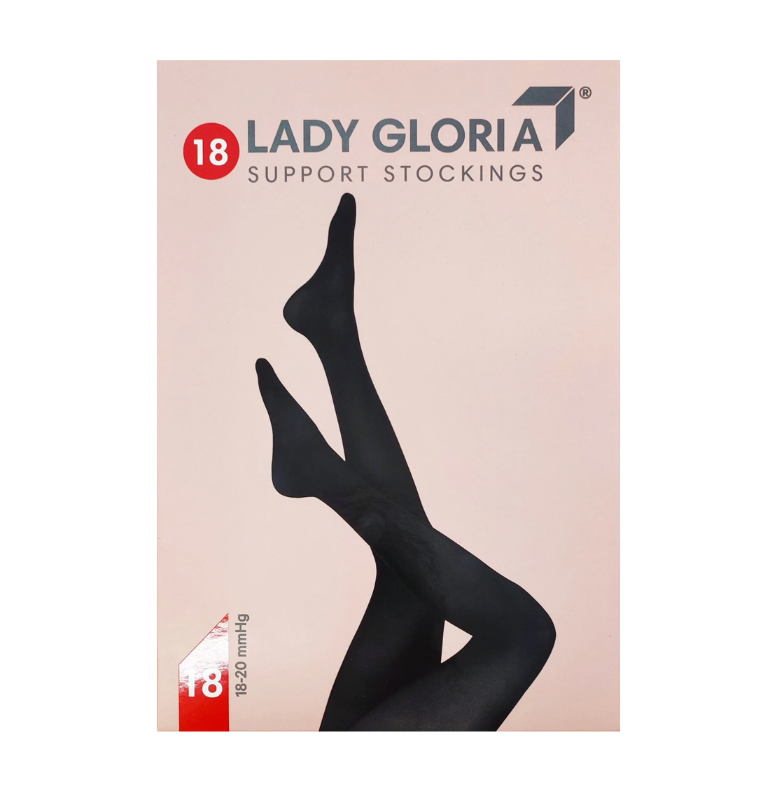 Image of Ladygloria 18 Autoreggente 140Den Nero 1 GloriaMed(R)033