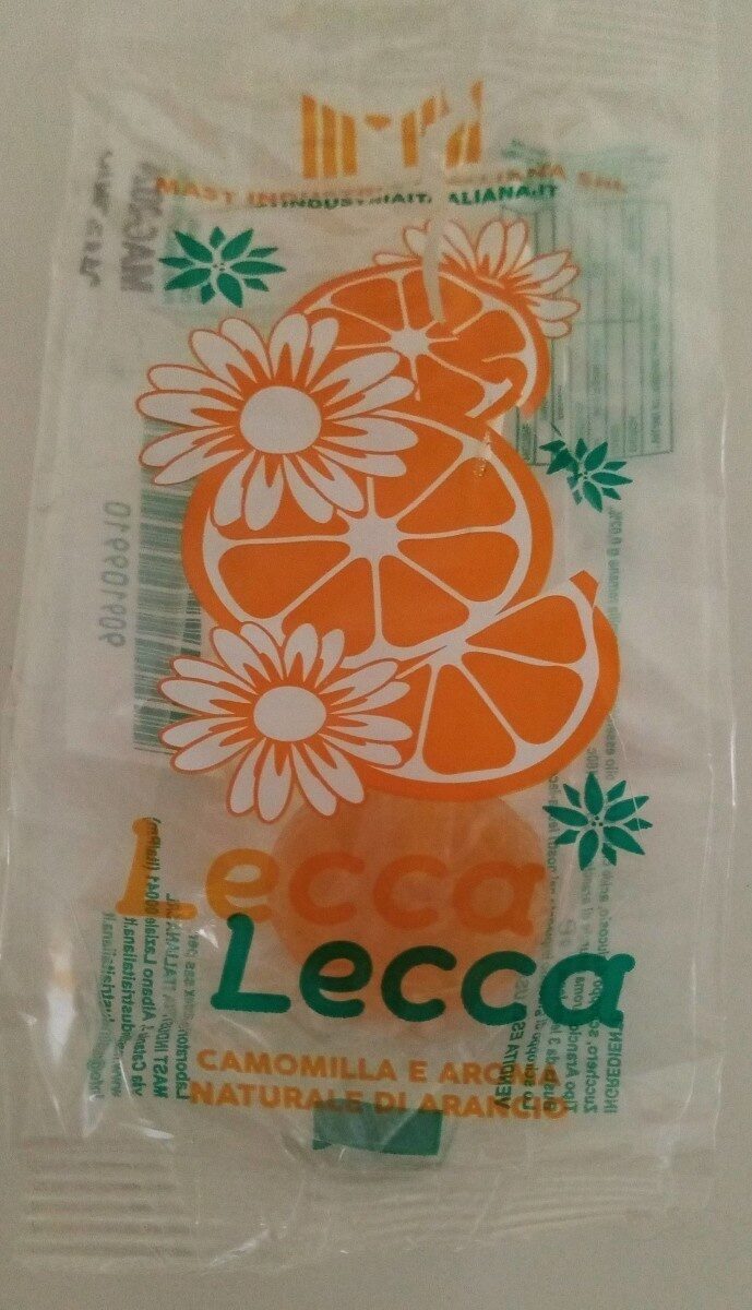 Image of Lecca Lecca Camomilla E Arancia Mast Industria Italiana 3g