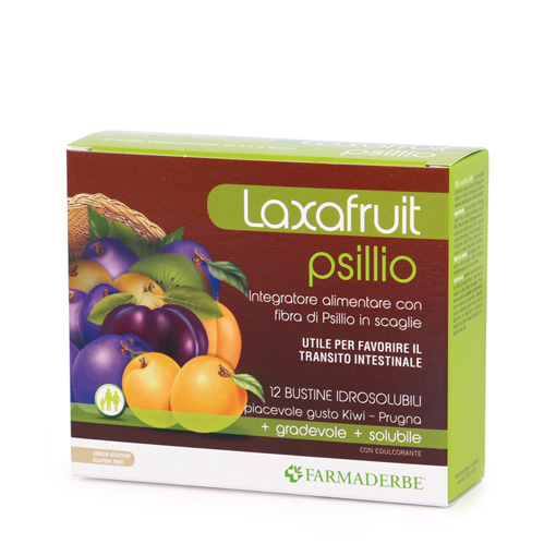 Image of Laxafruit Psillio Farmaderbe 12 Bustine