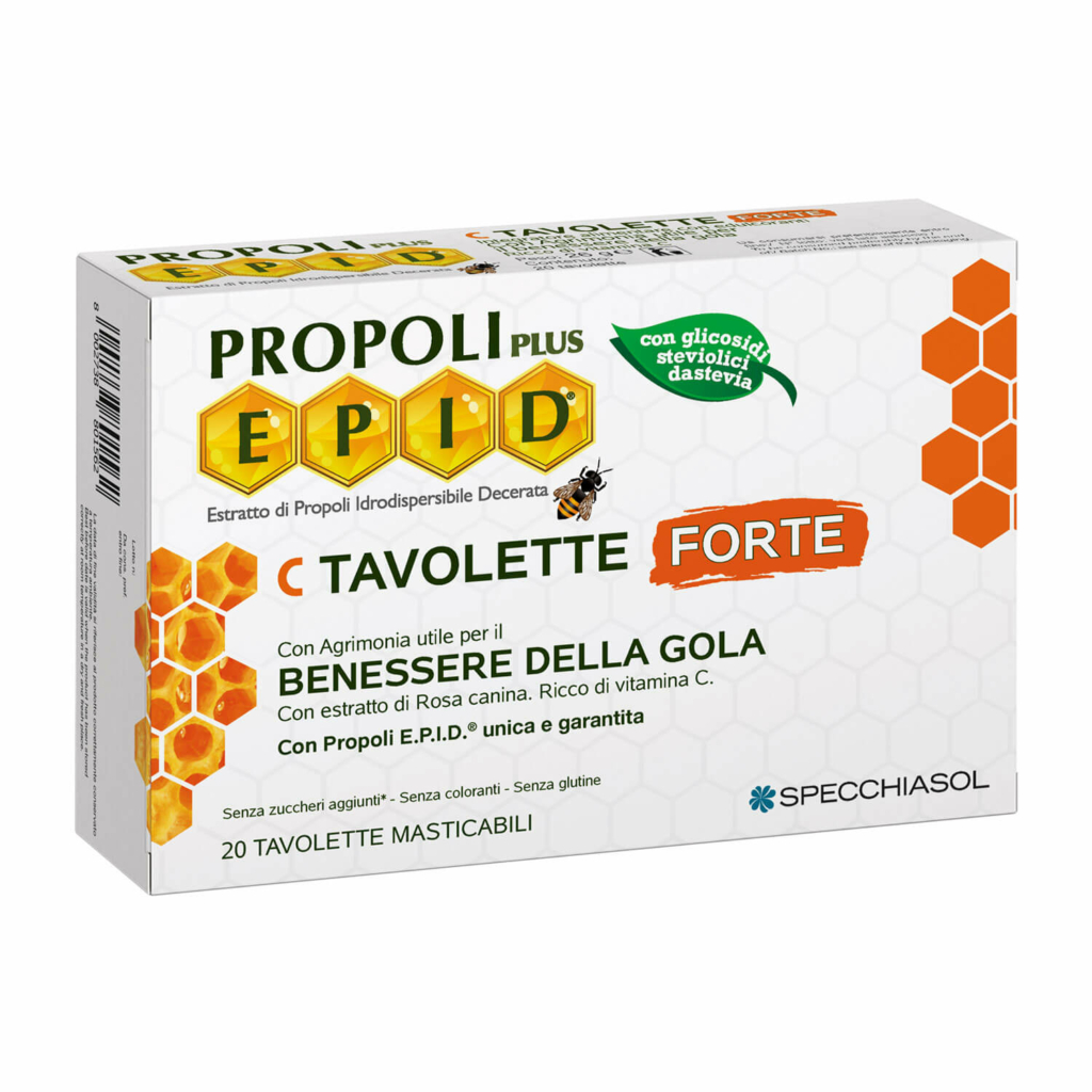 Image of C Propoli Forte E.P.I.D.(R) Specchiasol 20 Tavolette Masticabili