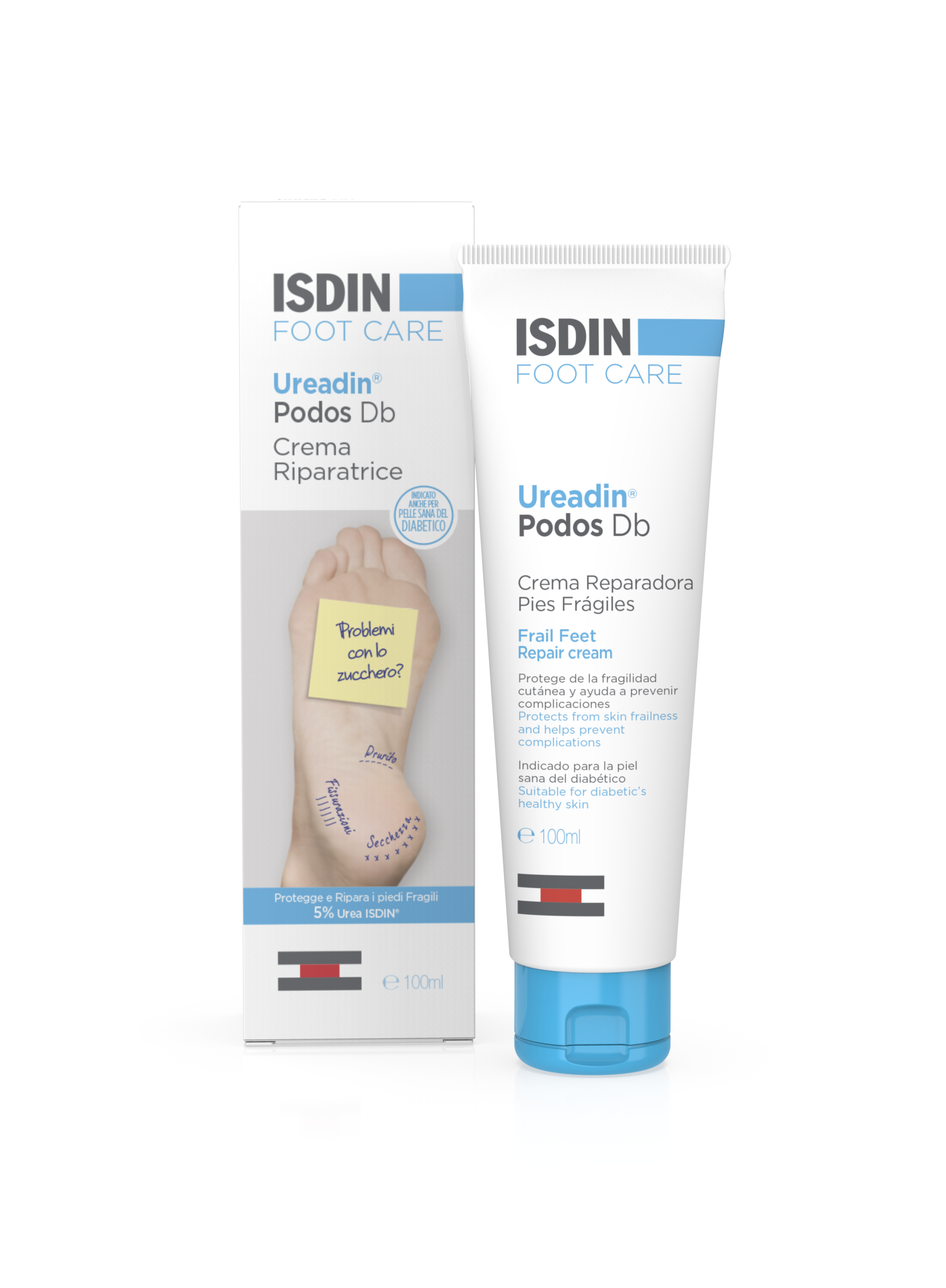 Image of Ureadin(R) Podos Db Isdin Foot Care 100ml033