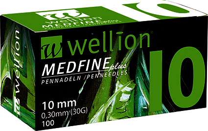 Image of Medfine Plus 10 Wellion 100 Aghi033