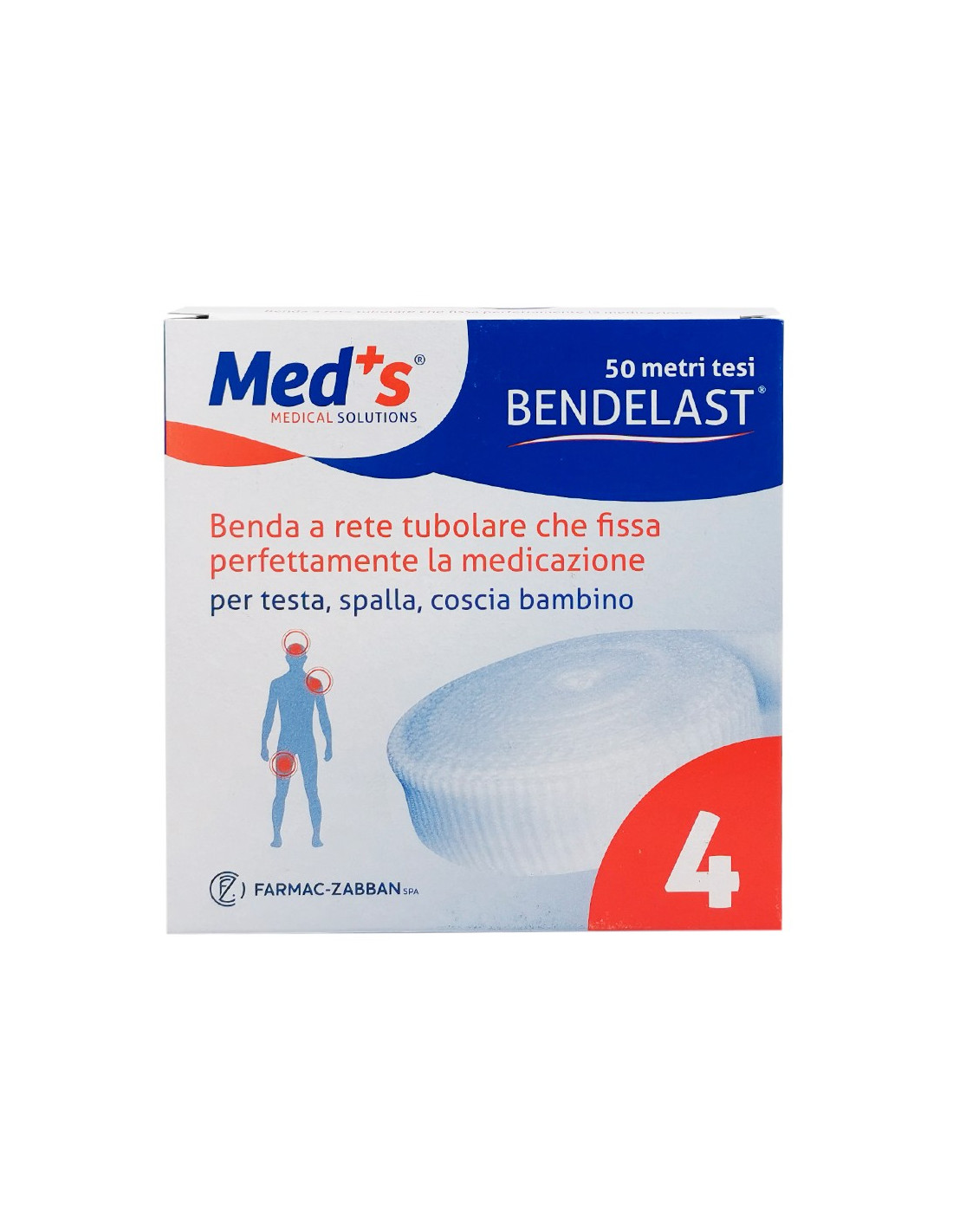 Image of Med&#39;S Bendelast Calibro 4 Farmac-Zabban 1x50m