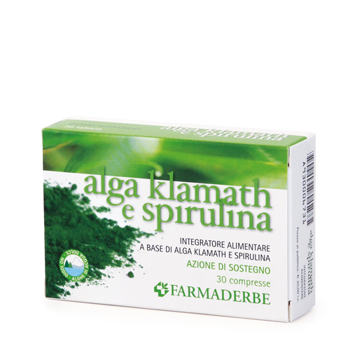Image of Alga Klamat e Spirulina Farmaderbe 30 Compresse