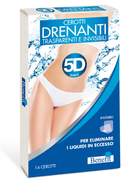 Image of 5D Cerotti Drenanti Benefit 14 Pezzi