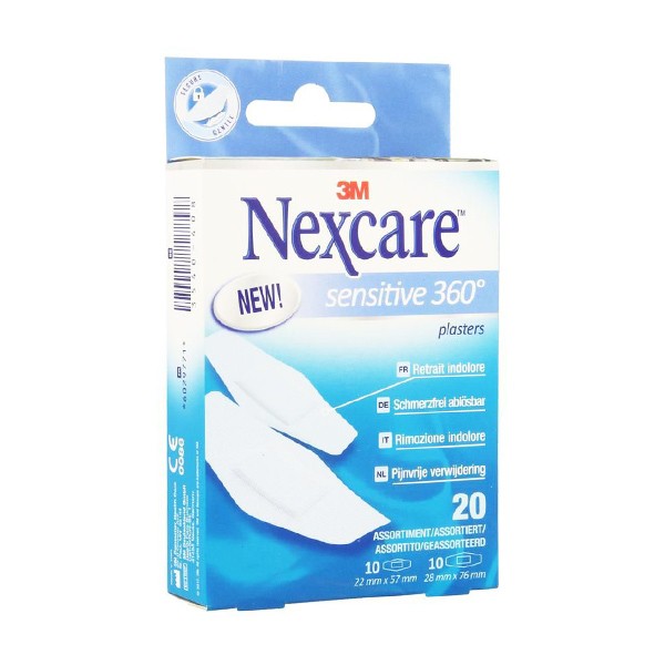Nexcare™ Sensitive 360 3M™ 20 Cerotti Assortiti