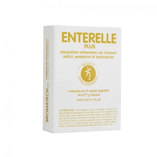 Image of Enterelle Plus Bromatech Integratore Alimentare 24 Capsule033