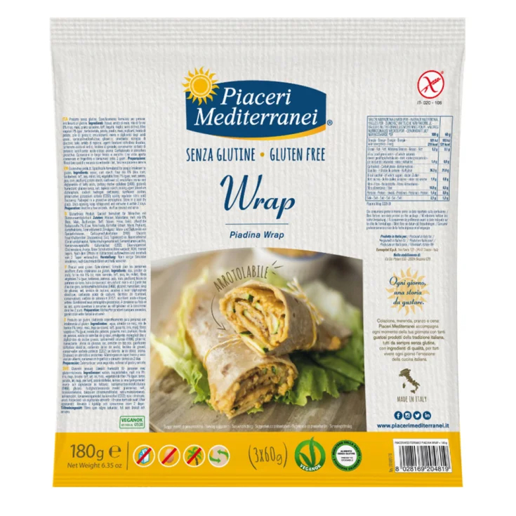 Image of Wrap Piadina Piaceri Mediterranei 180g033