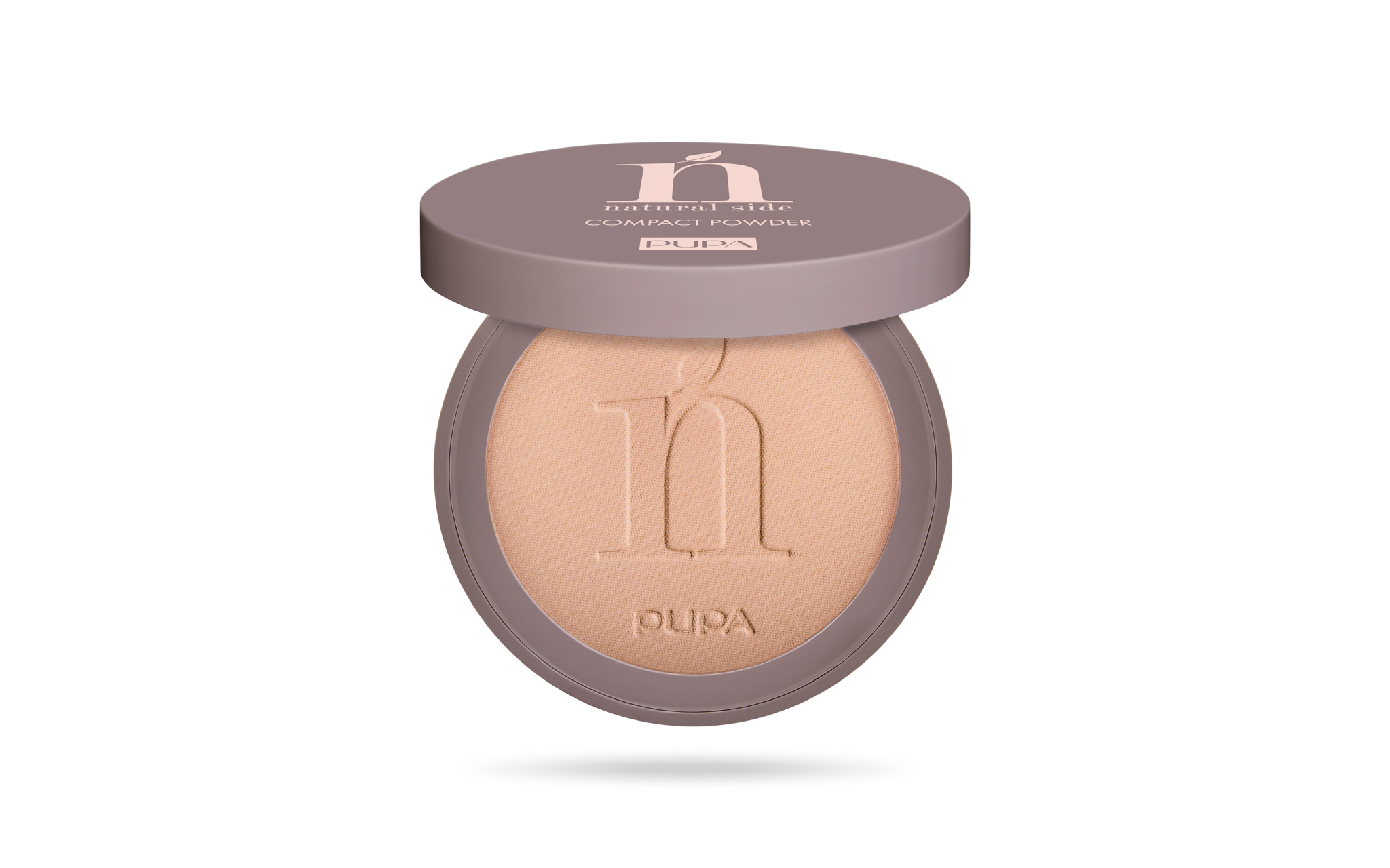 Image of Compact Powder 002 Natural Beige Natural Side Pupa