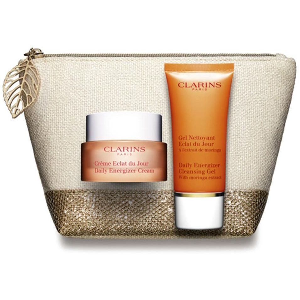 Image of Eclat Du Jour Daily Energizer Cream Clarins Set Con Pochette