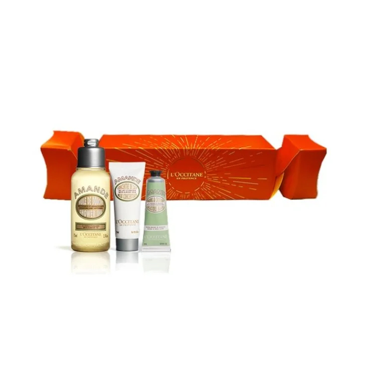 Image of Amande Olio Doccia 35ml L&#39;Occitane Set 3 Parti 2018033