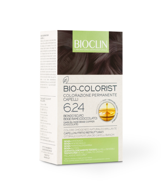 Bio-Colorist 6.24 Biondo Scuro Beige Rame Bioclin