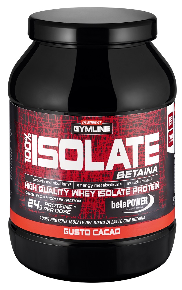 Image of Gymline 100% Isolate Betaina Cacao Enervit 900g