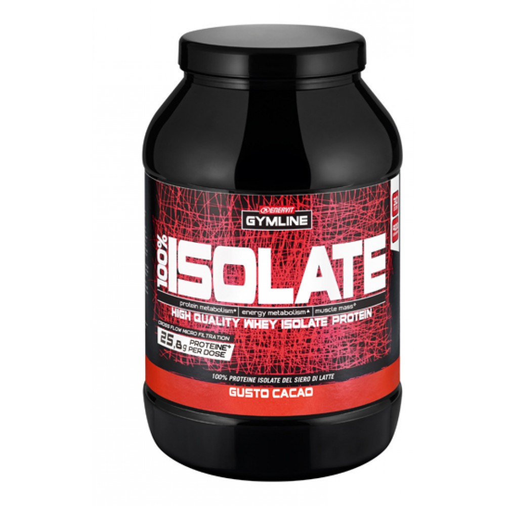 

Gymline 100% Whey Isolate Protein Isolate Cacao Enervit 900g