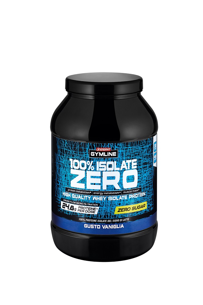 Image of Gymline 100% Whey Protein Isolate Zero Zuccheri Vaniglia Enervit 900g