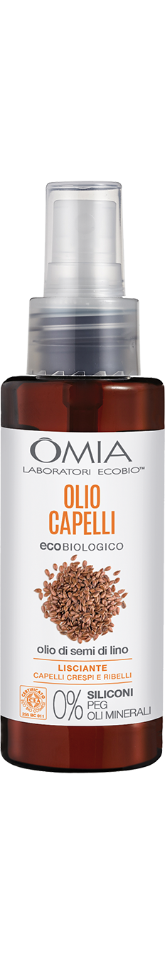Image of Olio Capelli Olio Di Semi Di Lino Omia Laboratori Ecobio 100ml