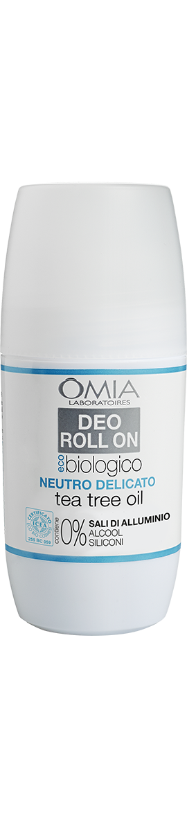 Image of Deo Roll On Biologico Tea Tree Oil Omia 50ml