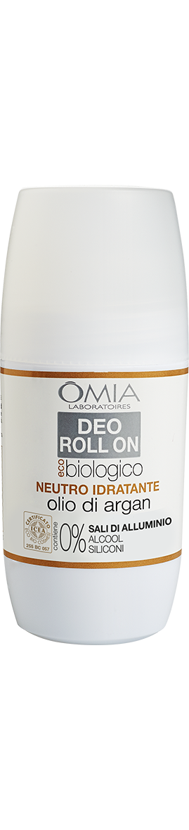Image of Deo Roll On Biologico Olio Di Argan Omia 50ml