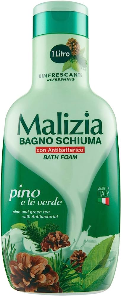 Image of Bio Pino e Tè Verde Bagno Schiuma Malizia 1000ml