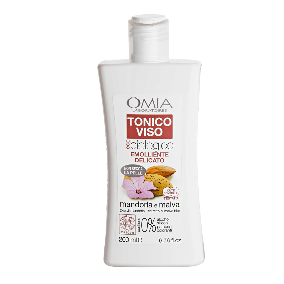 Image of Tonico Viso EcoBiologico Mandorla E Malva Omia Laboratoires 200ml033